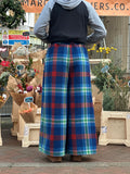 Handmade Wide Vintage Wool Blanket Trousers