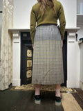 Handmade Wool Blanket Wrap Skirt